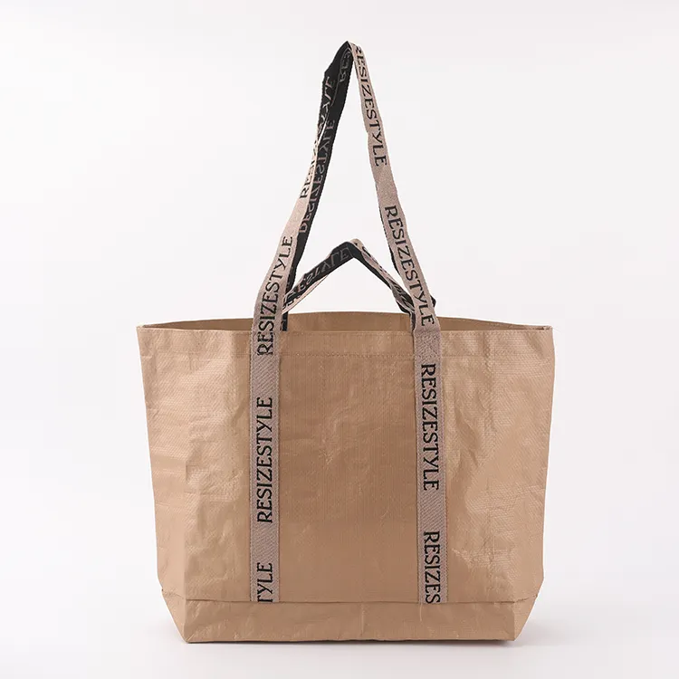 Reusable Morandi colored pp woven bags